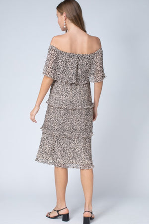 Majdoline leopard print Dress - Chic Couture 