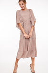 Olivia  Sleeves Floral Maxi Dress - Chic Couture 