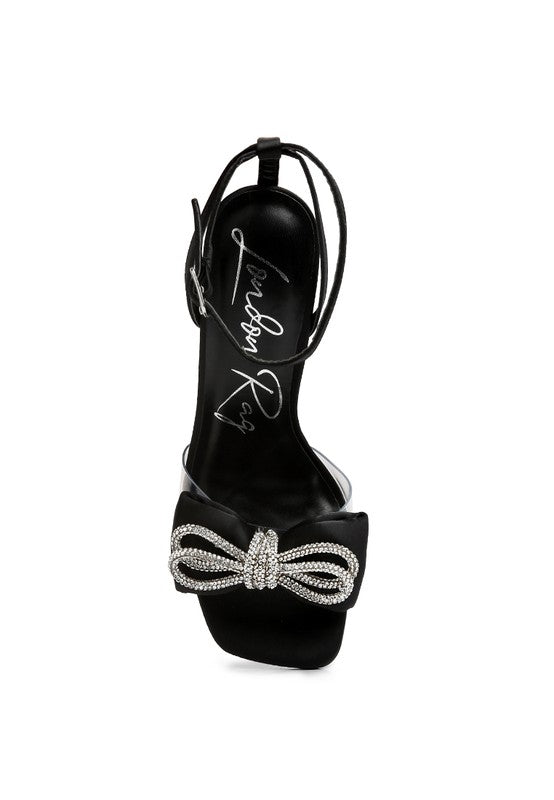 Etherium Bow With Heeled Sandals