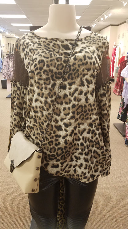 Animal Print Top - Chic Couture 