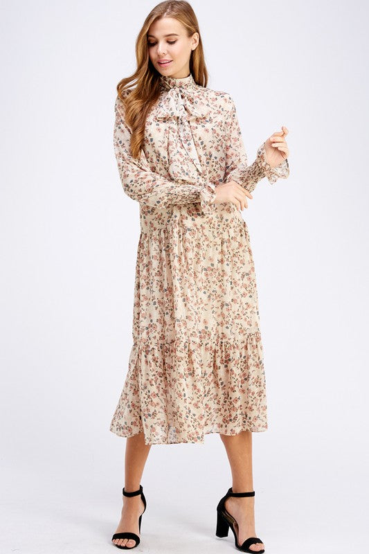 Yasmina Floral Dress - Chic Couture 