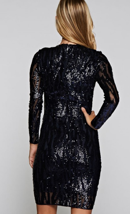 All Times Sequin Dress - Chic Couture 